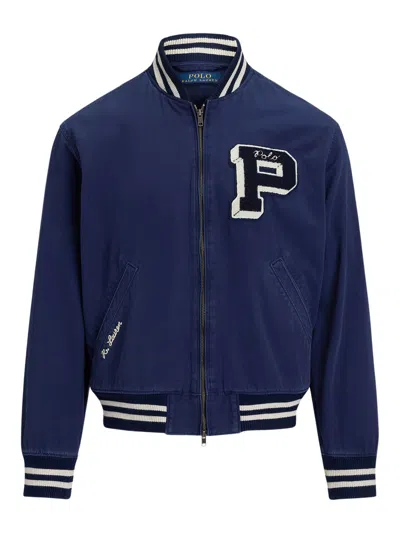 Ralph Lauren Lightweight Men's Full-length Coat For Ss26 In Blue