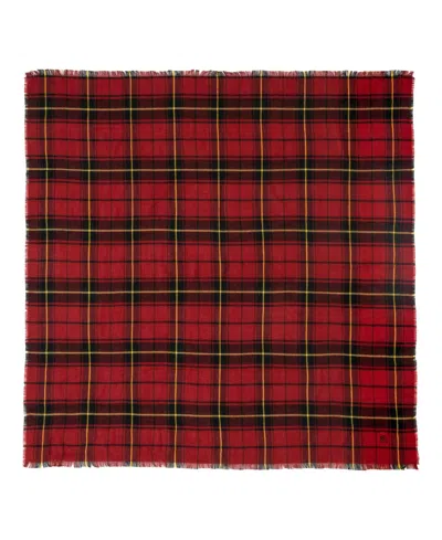Ralph Lauren Lightweight Square Scarf In Red