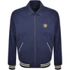 Ralph Lauren Lined Bomber Jacket Navy In Blue