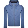Ralph Lauren Linded Windbeaker Jacket Blue In Blue