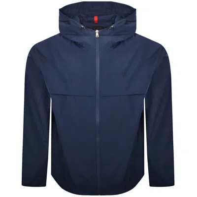Ralph Lauren Lined Windbreaker Navy In Blue