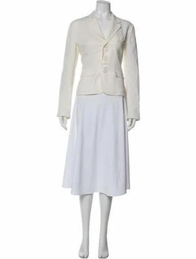 Pre-owned Ralph Lauren Linen Blazer In Gray