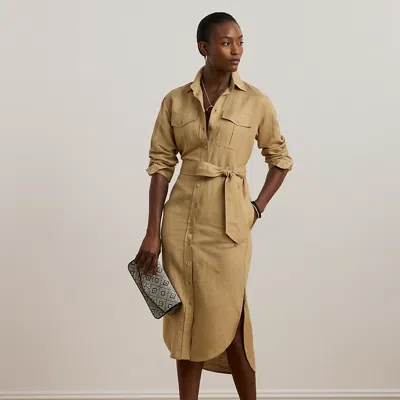 Ralph Lauren Linen-blend Shirtdress