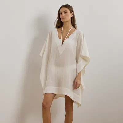 Ralph Lauren Linen-cotton Poncho Cover-up