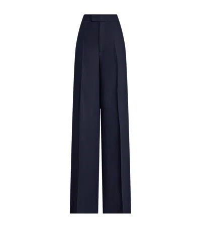 RALPH LAUREN LINEN DEAN TAILORED TROUSERS