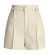 Ralph Lauren Linen Denise Shorts In White