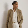 Ralph Lauren Herringbone-pattern Blazer In Multi