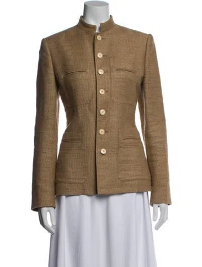 Pre-owned Ralph Lauren Linen Jacket In Neutral