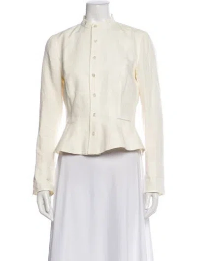Pre-owned Ralph Lauren Linen Jacket In Neutrals