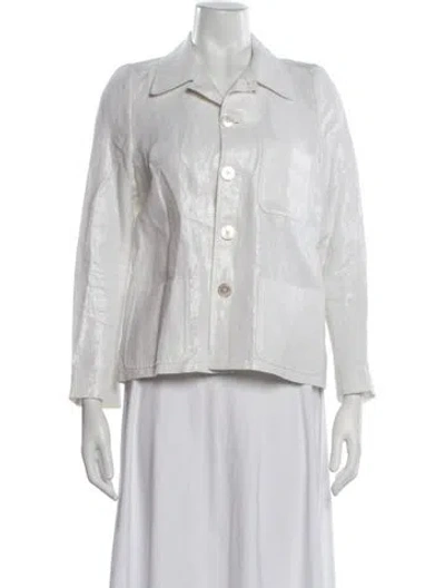 Pre-owned Ralph Lauren Linen Jacket In Neutrals