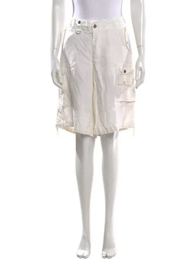 Pre-owned Ralph Lauren Linen Knee-length Shorts In Neutral