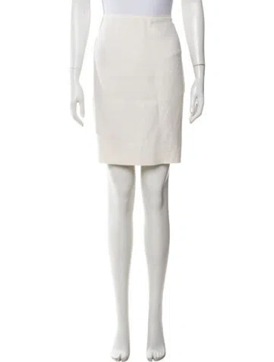 Pre-owned Ralph Lauren Linen Knee-length Skirt In Neutral