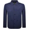 Ralph Lauren Linen Long Sleeve Shirt Navy In Blue