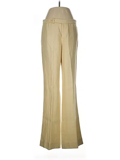 Ralph Lauren Linen Pants In Gold
