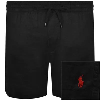 Ralph Lauren Linen Prepster Shorts Black