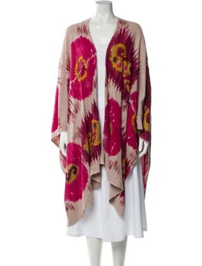 Pre-owned Ralph Lauren Linen Printed Sweater In Multi