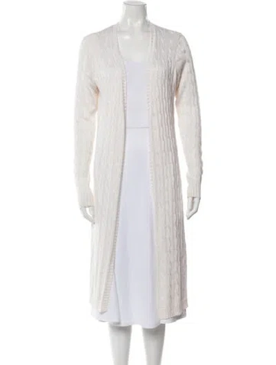 Pre-owned Ralph Lauren Linen Scoop Neck Sweater In Neutral