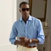 Ralph Lauren Linen Shirt In Blue