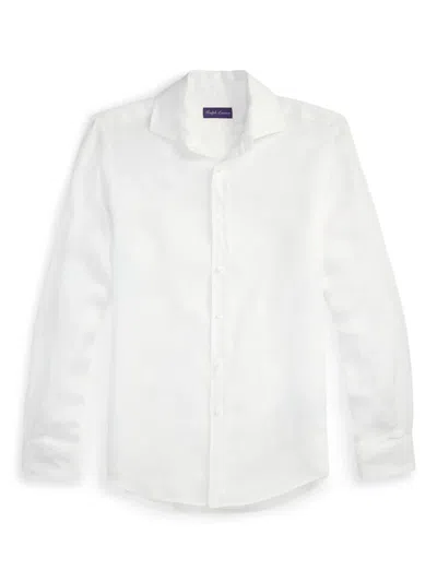 Ralph Lauren Linen Shirt In White