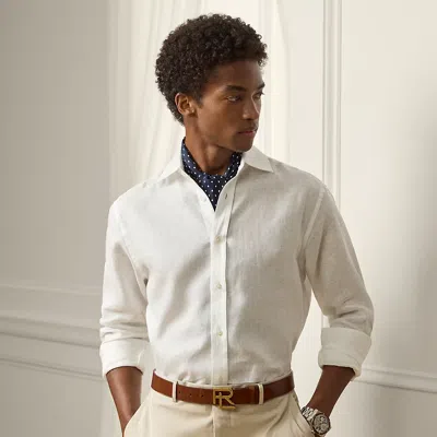 Ralph Lauren Linen Shirt In White