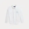 Polo Ralph Lauren Kids' Linen Shirt In White