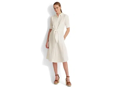 Ralph Lauren Linen Shirtdress In White