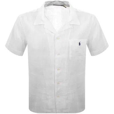Ralph Lauren Linen Short Sleeve Shirt White