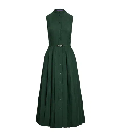 Ralph Lauren Linen Sleeveless Midi Dress