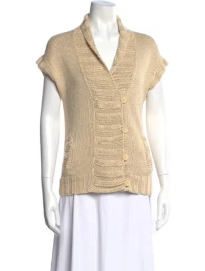 Pre-owned Ralph Lauren Linen Sweater In Neutral