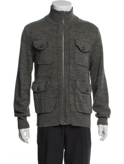 Pre-owned Ralph Lauren Linen Utility Jacket In Gray