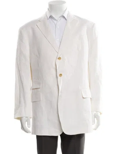 Pre-owned Ralph Lauren Linen Utility Jacket In Neutral