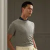Ralph Lauren Lisle Crewneck T-shirt In Light Grey Heather