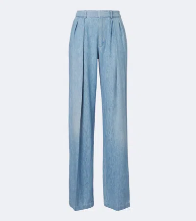 Ralph Lauren Livie Wide-leg Jeans In Blue