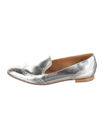 Pre-owned Ralph Lauren Loafers In Metallic