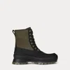 Ralph Lauren Logan Leather-paneled Moc-toe Boot In Multi