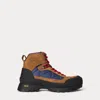 Ralph Lauren Logan Suede-paneled Trail Boot In Brown