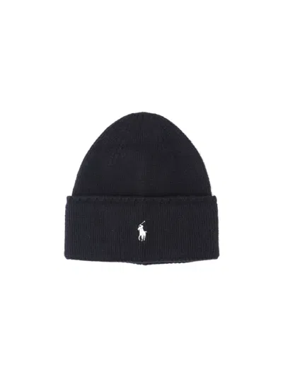 RALPH LAUREN LOGO BEANIE