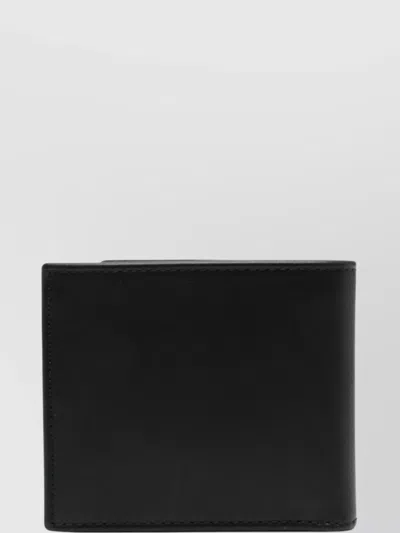 Ralph Lauren Logo Bi-fold Wallet For Men In Black
