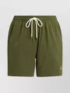 Ralph Lauren Logo Boxer Shorts Pockets In Green