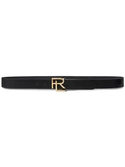 Polo Ralph Lauren Logo-buckle Belt In Black