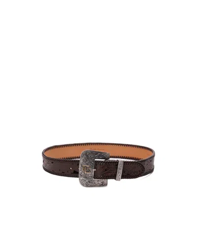Polo Ralph Lauren Logo-buckled Belt In Black