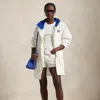 Ralph Lauren Logo Canvas Marsh Jacket In Deckwash White