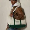 Ralph Lauren Logo Canvas Medium Tote In Multi