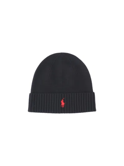 Ralph Lauren Logo Cap In Black