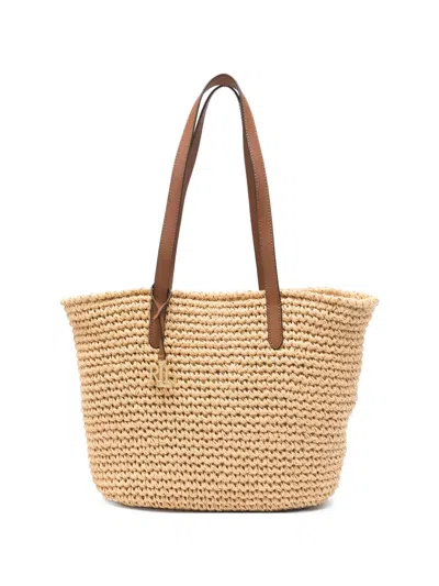 Ralph Lauren Logo-charm Tote Bag In Multi