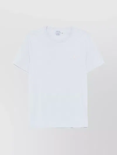 Ralph Lauren Logo Crew Neck T-shirt In White