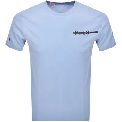 Ralph Lauren Logo Crew Neck T Shirt Blue