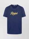 Ralph Lauren Logo Crew Neck T-shirt In Blue