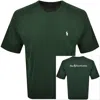 Ralph Lauren Logo Crew Neck T Shirt Green In Green