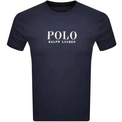 Ralph Lauren Logo Crew Neck T Shirt Navy